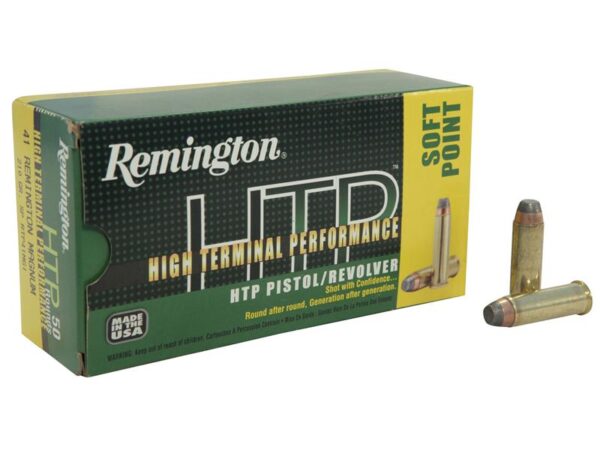Remington High Terminal Performance .41 Remington Magnum 210 Gr. Soft Point- Box of 50