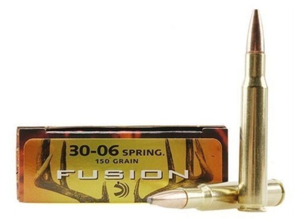 Federal Fusion .30-06 Springfield 150 Gr. Spitzer Boat Tail- Box of 20