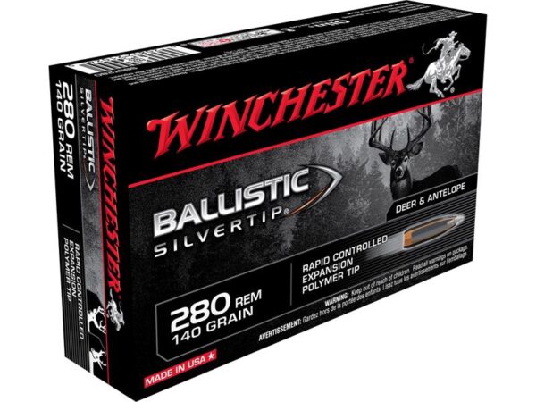 Winchester Supreme .280 Remington 140 Gr. Ballistic Silvertip- Box of 20