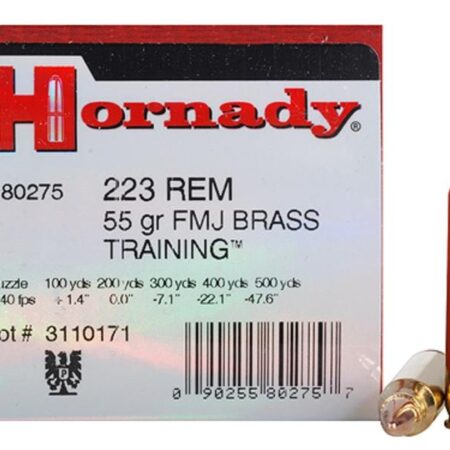 Hornady .223 Remington 55 Gr. Full Metal Jacket Boat Tail- Box of 50