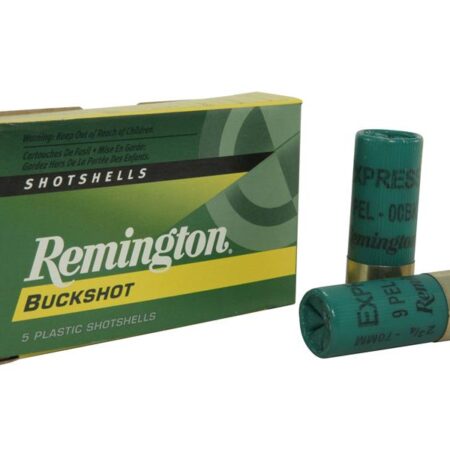 Remington Express 12 Gauge 2-3/4" 00 Buckshot 9 Pellets- Box of 5