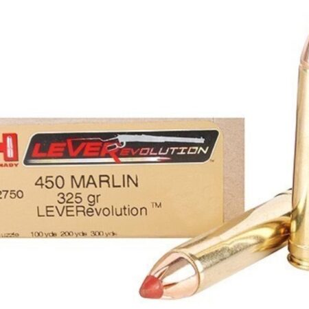 Hornady LEVERevolution .450 Marlin 325 Gr. FTX- Box of 20