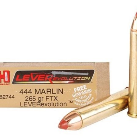 Hornady LEVERevolution .444 Marlin 265 Gr. FTX- Box of 20