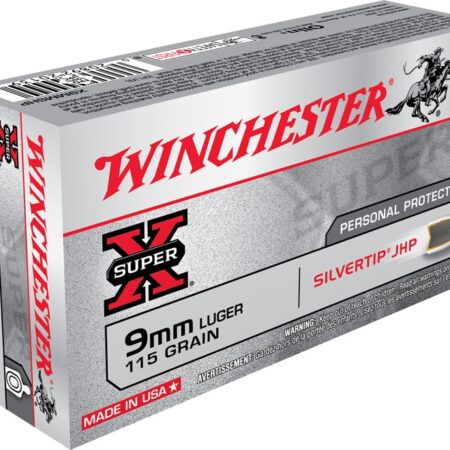 Winchester Super-X 9mm Luger 115 Gr. Silvertip Hollow Point- Box of 50