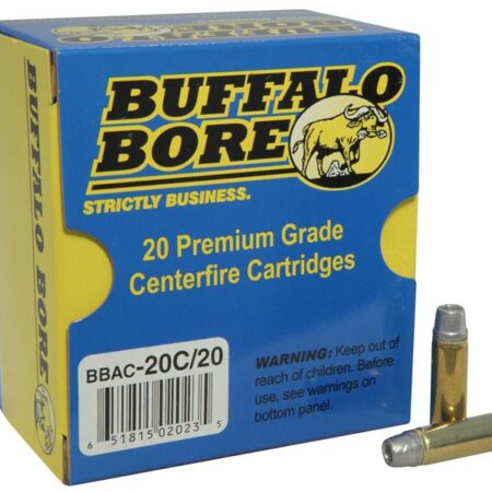Buffalo Bore .38 Special 158 Gr. Lead Semi-Wadcutter Hollow Point- Box of 20