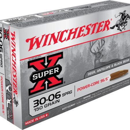 Winchester Super-X Power-Core 95/5 .30-06 Springfield 150 Gr. Hollow Point Boat Tail- Lead-Free- Box of 20