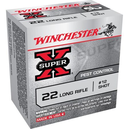 Winchester Super-X .22 Long Rifle 25 Gr. #12 Shot Shotshell- Box of 50