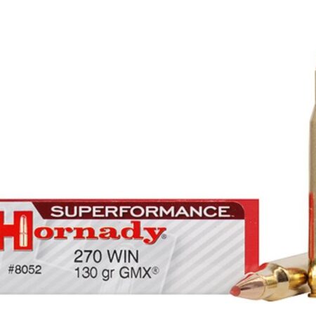 Hornady SUPERFORMANCE GMX .270 Winchester 130 Gr. GMX Boat Tail- Lead-Free- Box of 20