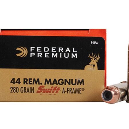 Federal Premium Vital-Shok .44 Remington Magnum 280 Gr. Bonded A-Frame Hollow Point- Box of 20