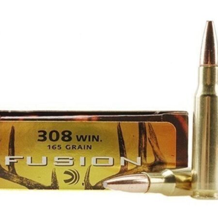 Federal Fusion .308 Winchester 165 Gr. Spitzer Boat Tail- Box of 20