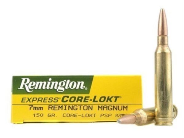 Remington Express 7mm Remington Magnum 150 Gr. Core-Lokt Pointed Soft Point- Box of 20