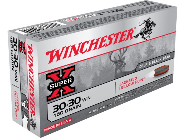 Winchester Super-X .30-30 Winchester 150 Gr. Jacketed Hollow Point- Box of 20