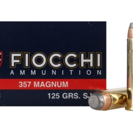 Fiocchi Shooting Dynamics .357 Magnum 125 Gr. Semi-Jacketed Soft Point- Box of 50