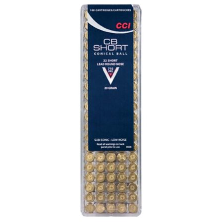CCI .22 CB Short 29 Gr. Lead Round Nose- Box of 100