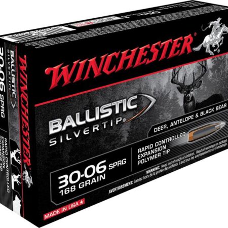 Winchester Supreme .30-06 Springfield 168 Gr. Ballistic Silvertip- Box of 20