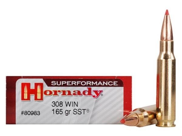 Hornady SUPERFORMANCE .308 Winchester 165 Gr. SST- Box of 20