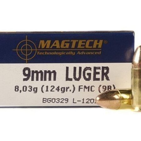 Magtech Sport 9mm Luger 124 Gr. Full Metal Jacket- Box of 50