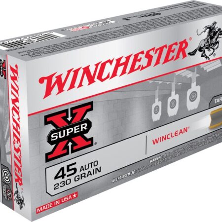 Winchester USA WinClean .45 ACP 230 Gr. Brass Enclosed Base- Box of 50