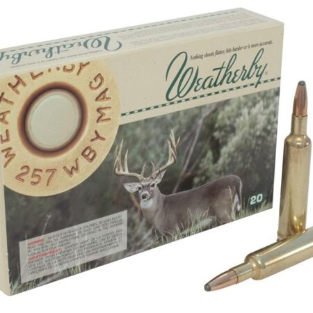 Weatherby .257 Weatherby Magnum 100 Gr. Norma Spitzer- Box of 20