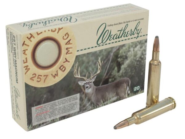 Weatherby .257 Weatherby Magnum 100 Gr. Norma Spitzer- Box of 20