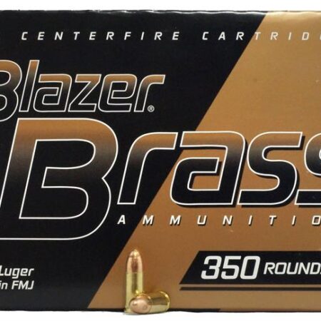 CCI Blazer Brass 9mm Luger 115 Gr. FMJ- Box of 350
