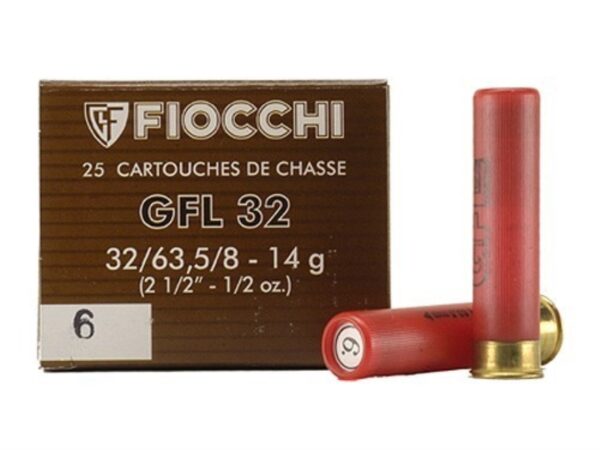 Fiocchi Field Load 32 Gauge 2-1/2" 1/2 oz #6 Shot- Box of 25