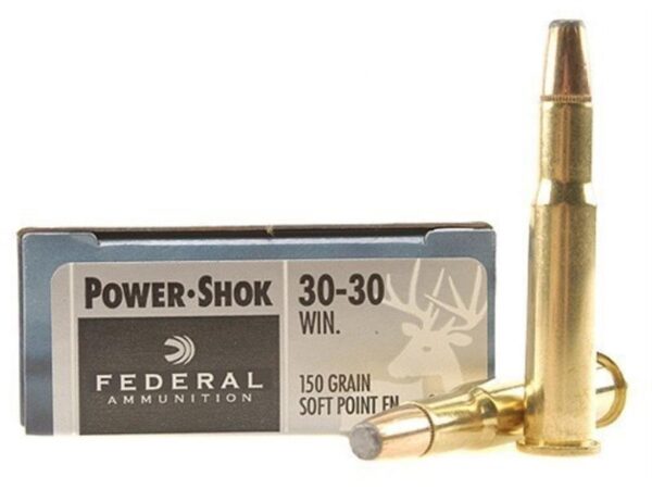 Federal .30-30 Winchester 150 Gr. Soft Point Flat Nose- Box of 20