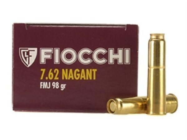 Fiocchi 7.62mm Nagant 98 Gr. Full Metal Jacket- Box of 50