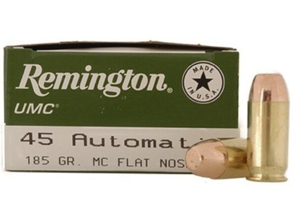Remington UMC .45 ACP 185 Gr. Full Metal Jacket- Box of 50