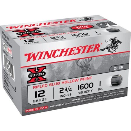 Winchester Super-X 12 Gauge 2-3/4" 1 oz Rifled Slug- Box of 15