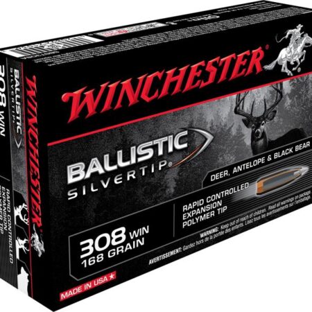 Winchester Supreme .308 Winchester 168 Gr. Ballistic Silvertip- Box of 20