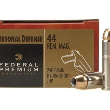 Federal Premium Personal Defense .44 Remington Magnum 240 Gr. Hydra-Shok Jacketed Hollow Point- Box of 20