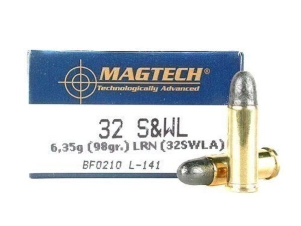 Magtech Sport .32 S&W Long 98 Gr. Lead Round Nose- Box of 50