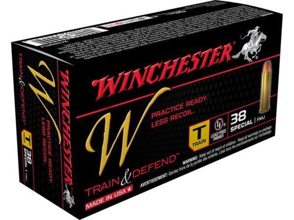 Winchester W Train Reduced Lead .38 Special 130 Gr. Full Metal Jacket- Box of 50