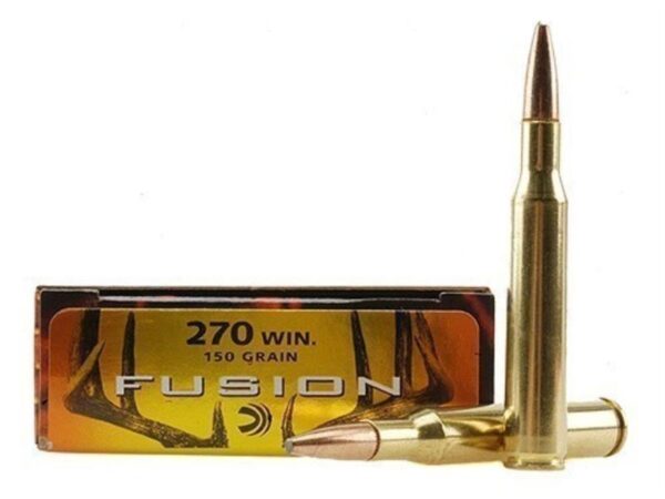 Federal Fusion .270 Winchester 150 Gr. Spitzer Boat Tail- Box of 20