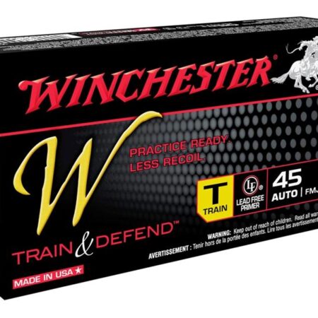 Winchester W Train Reduced Recoil .45 ACP 230 Gr. Full Metal Jacket- Box of 50