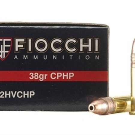 Fiocchi Shooting Dynamics .22 Long Rifle 38 Gr. Plated Lead Hollow Point- Box of 500
