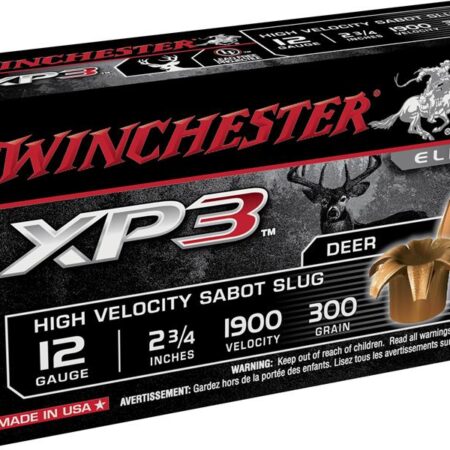 Winchester 12 Gauge 2-3/4" 300 Gr. XP3 Sabot Slug- Lead-Free- Box of 5