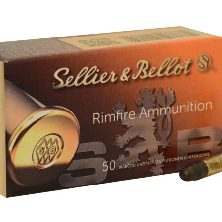 Sellier & Bellot .22 Long Rifle 40 Gr. Subsonic Lead Round Nose- Box of 50