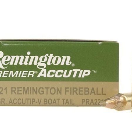 Remington Premier Varmint .221 Remington Fireball 50 Gr. AccuTip-V Boat Tail- Box of 20