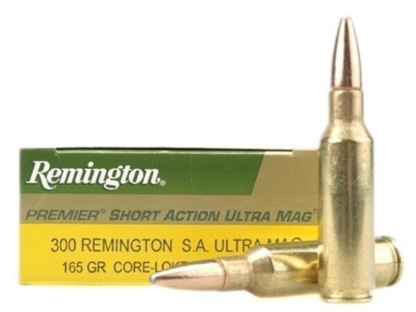 Remington Express .300 Remington Short Action Ultra Magnum 165 Gr. Core-Lokt Pointed Soft Point- Box of 20