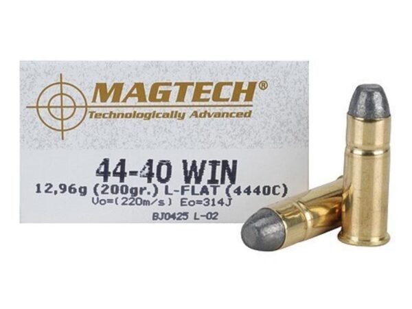 Magtech Cowboy Action .44-40 WCF 200 Gr. Lead Flat Nose- Box of 50