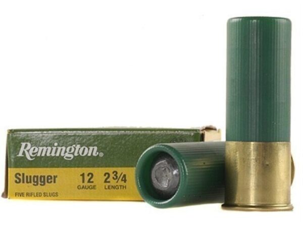 Remington Slugger 12 Gauge 2-3/4" 1 oz Rifled Slug- Box of 5