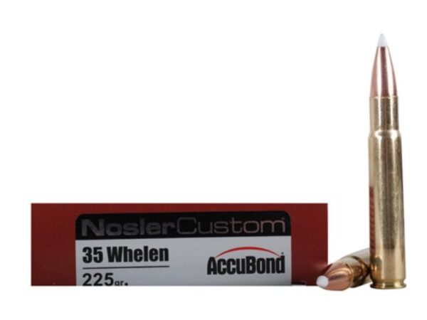 Nosler Trophy Grade .35 Whelen 225 Gr. AccuBond Spitzer- Box of 20
