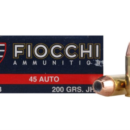 Fiocchi Shooting Dynamics .45 ACP 200 Gr. Jacketed Hollow Point- Box of 50