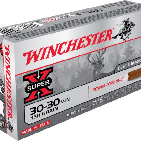 Winchester Super-X Power-Core 95/5 .30-30 Winchester 150 Gr. Hollow Point Boat Tail- Lead-Free- Box of 20