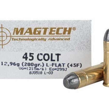 Magtech Cowboy Action .45 Colt (Long Colt) 200 Gr. Lead Flat Nose- Box of 50