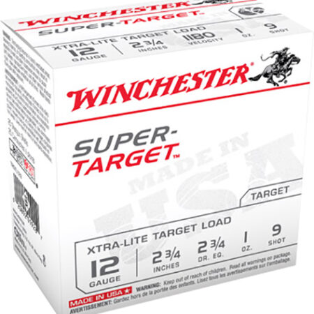 Winchester Super-Target 12 Gauge 2-3/4" 1 oz #9 Shot- Box of 25