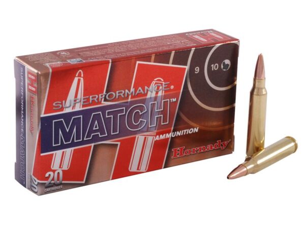 Hornady SUPERFORMANCE .223 Remington 75 Gr. Hollow Point Boat Tail Match- Box of 20