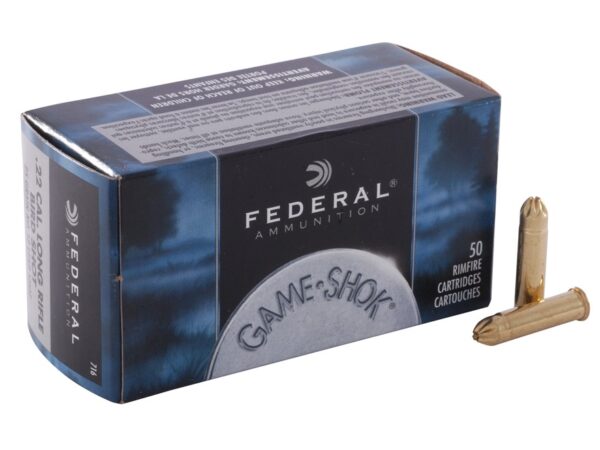 Federal Game-Shok .22 Long Rifle 25 Gr. #12 Shot Shotshell- Box of 50